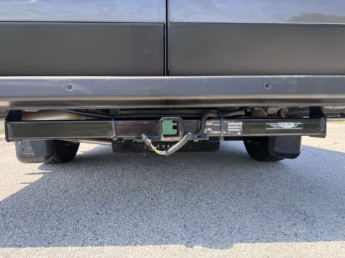Reinforced hitch